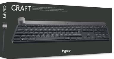 Logitech Craft tastatur med input drejeknap