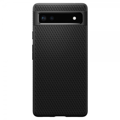 Spigen Google Pixel 6a Cover Liquid Air Matte Black Elgiganten