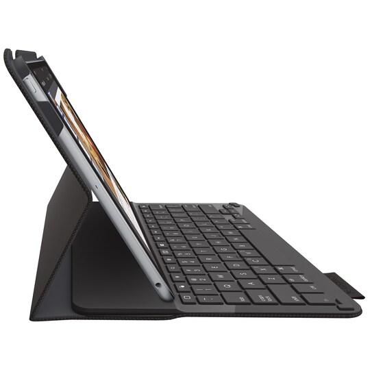 Logitech Type+ cover med tastatur til iPad Air 2 - sort