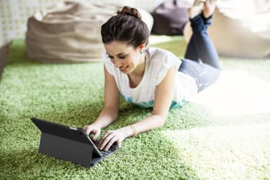 Logitech Type+ cover med tastatur til iPad Air 2 - sort