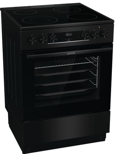 Gorenje keramisk komfur GEC6C61BMB (sort) thumbnail