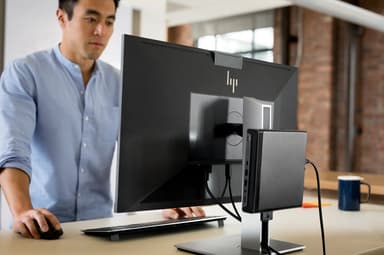 HP EliteDesk 800 G6 DM i5/8/256GB stationær mini-computer