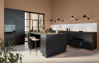 Epoq Edge Black Ash låge 15X70 til køkken