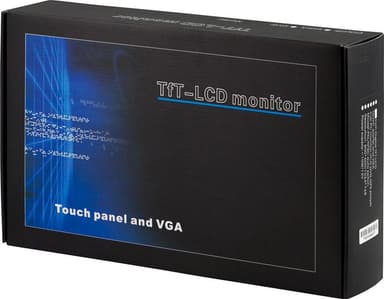 8"" TFT-farveskærm med touchscreen, fjernbetjening, pen, lyd, VGA-/USB