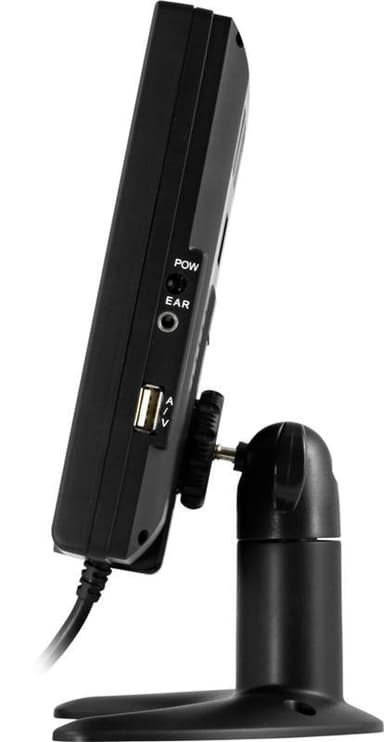 8"" TFT-farveskærm med touchscreen, fjernbetjening, pen, lyd, VGA-/USB