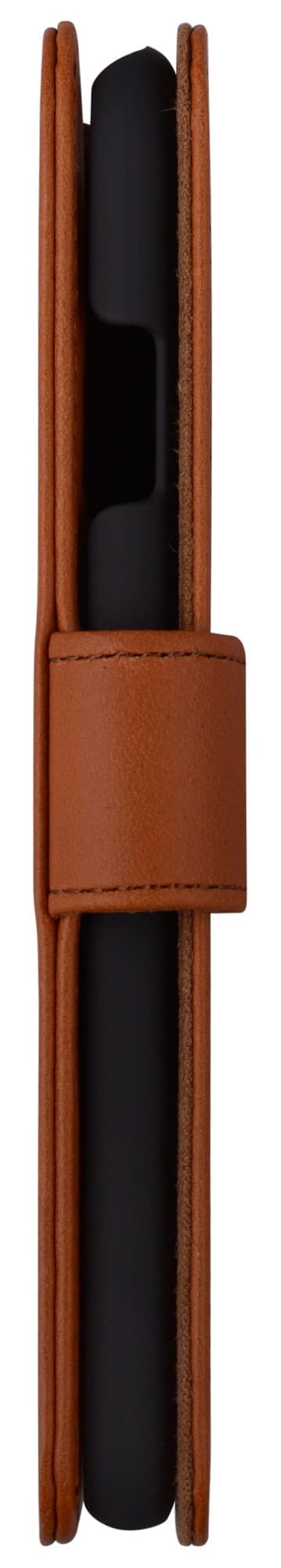 La Vie iPhone X læderetui med pung (amber brown)