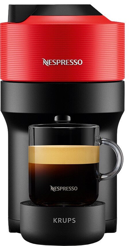 Nespresso Vertuo Pop kapselkaffemaskine fra Krups XN920510WP (spicy red) thumbnail