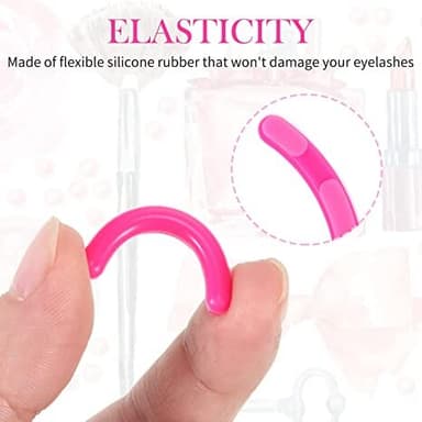 Eyelash Curler Refill Curler Pads 4-pak Lyserød