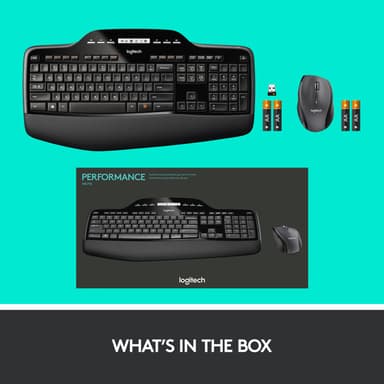 Logitech MK710 tastatur og mus