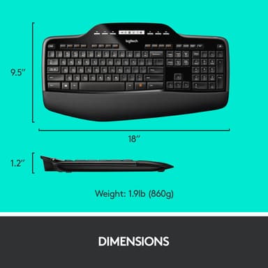 Logitech MK710 tastatur og mus