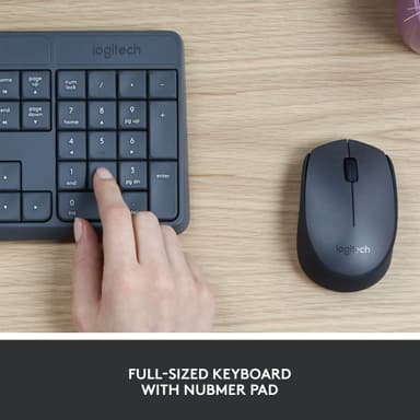 Logitech MK235 tastatur og mus kombo