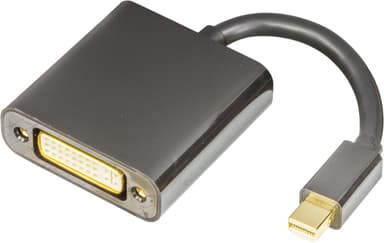 DELTACO mini DisplayPort til DVI-D adapter, FullHD i 60Hz, 9 Gb / s,