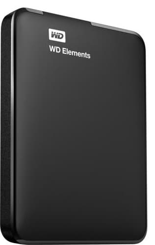 WD Elements™ 4TB USB 3.0 højkapacitets bærbar harddisk til Windows®
