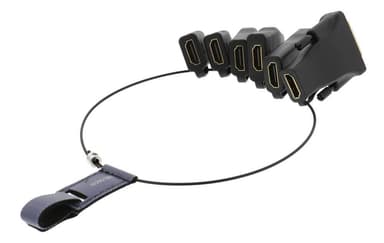 DELTACO Office, HDMI ADAPTER RING, mDP, DP, USB-C, DVI, HDMI C/D, 4K