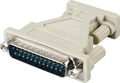 DELTACO AT-adapter DB9 hun-DB25 han