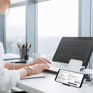 Trådløs desktop oplader Qi 10W Vi
