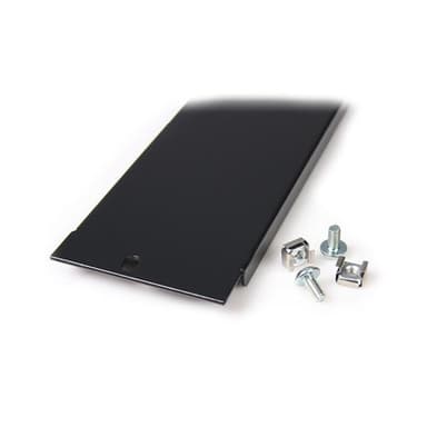 StarTech.com BLANKB2, Blankt panel, Sort, Stål, 2U, EIA RS310-C, CE, REACH