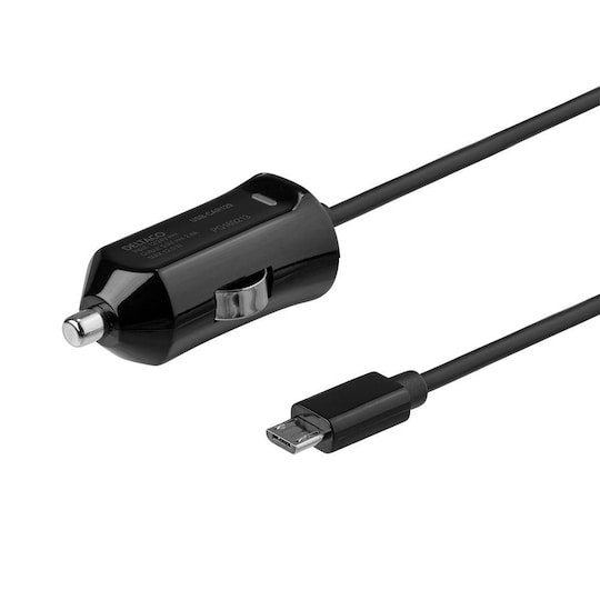 DELTACO Micro USB charger, 2,4 A, 1 m cable, 12 W total | Elgiganten