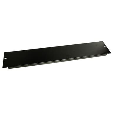StarTech.com BLANKB2, Blankt panel, Sort, Stål, 2U, EIA RS310-C, CE, REACH