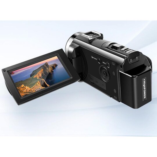 Topmøde Følge efter ting Videokamera 1080P/24MP/16x zoom och roterbar LCD-skärm | Elgiganten