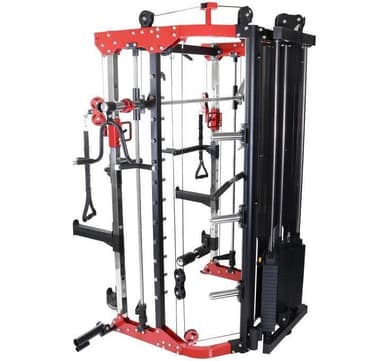Gorilla Sports Smith maskine MULTI Kabelmaskine - Vægtmagasin 2x90kg