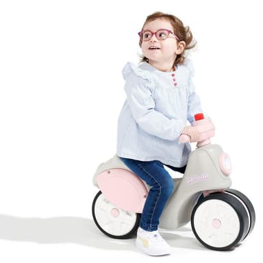 Falk Strada Første Års Scooter Cremfarvet Og Rosa