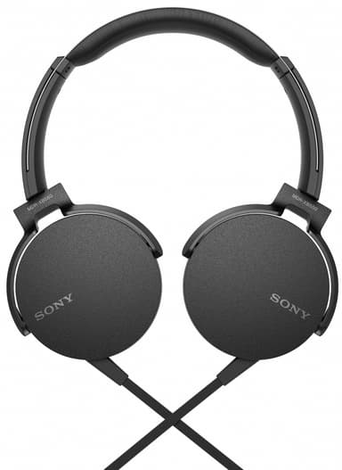 Sony on-ear hovedtelefoner MDR-XB550 - sort