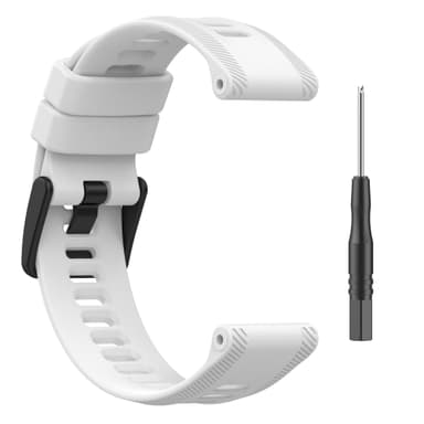 Urrem silikone hvid Garmin Forerunner 955/945/935/Garmin Fenix 6 GPS