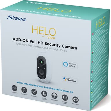 HELO IP-kamera Udvidet 1080p Indendørs / udendørs trådløs
