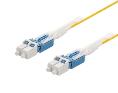 DELTACO LC-LC, Push/Pull-tab, duplex, OS2, 2m