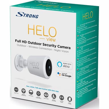 HELO IP kamera 1080p udendørs IP66 trådløs