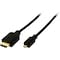 DELTACO HDMI kabel, HDMI High Speed with Ethernet, HDMI Type A han - H