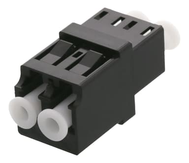 DELTACO Hætte, fiber, LC-LC, singlemode, duplex, keramisk, plast