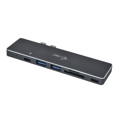 i-tec Metal C31MBPADA, Dockning, 100 W, Grå, MicroSD (TransFlash), SD, Apple Ma
