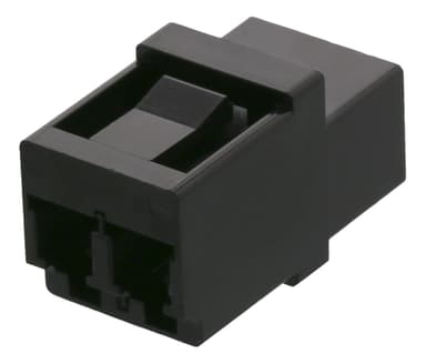 DELTACO Hætte, fiber, LC-LC, singlemode, duplex, keramisk, plast