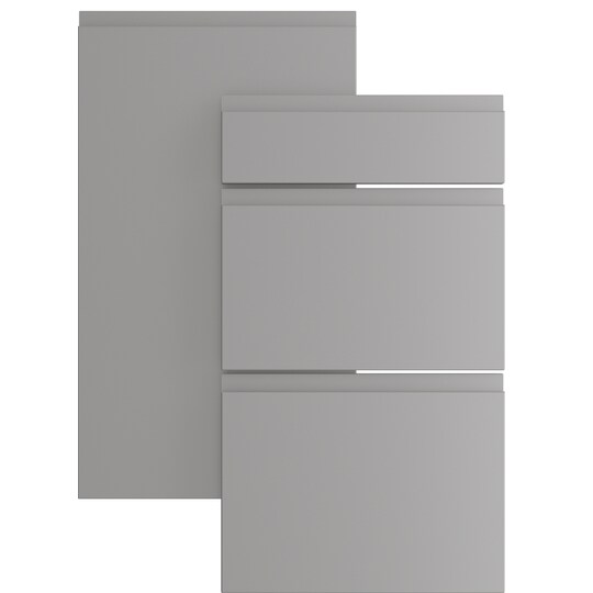 Epoq Integra hjørnefront med 2 skuffer 7x70 (steel grey)