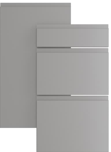 Epoq Integra hjørnefront med 2 skuffer 7x70 (steel grey)