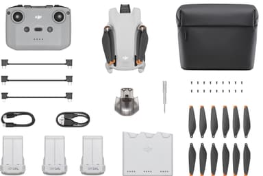DJI Mini 3-drone med RC-N1-fjernbetjening Fly More Combo
