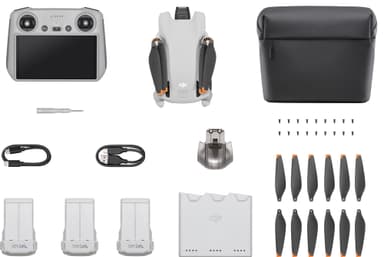 DJI Mini 3-drone med fjernbetjening Fly More Combo