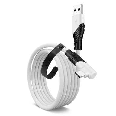 Type-C til Type-C forbindelseskabel hvid 3 m Oculus Quest 1/2