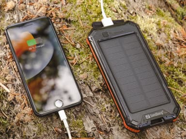 Sandberg 10000 mAh powerbank med solceller