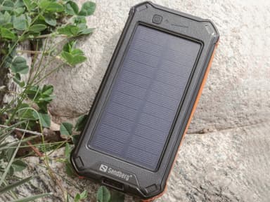 Sandberg 10000 mAh powerbank med solceller