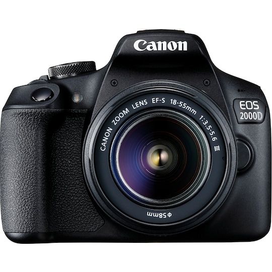 Canon EOS 2000D DSLR kamera + 18-55 objektiv