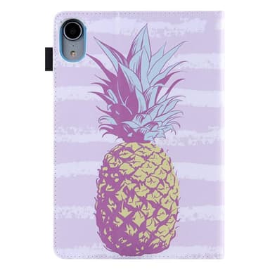 Til iPad 10.9 (2022) Tabletetui Cover Foldbart stativ - Guld Ananas