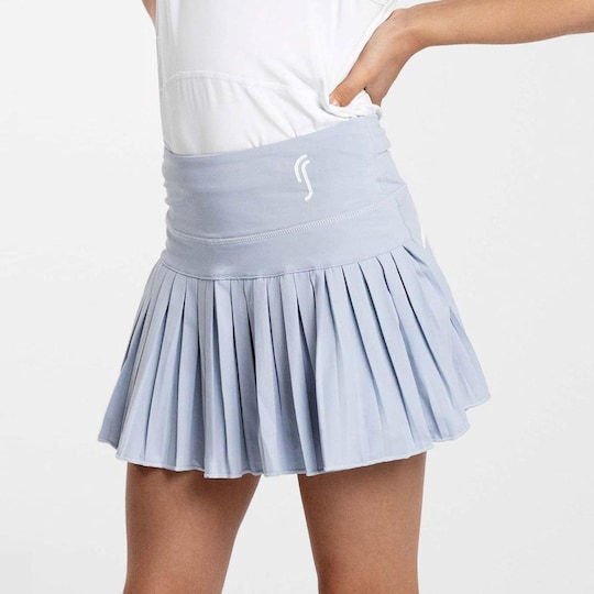 RS Girls Match Skirt Light Blue, Padel og tennis nederdel pige