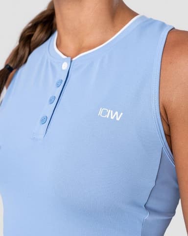 ICIW Smash Pique Tank Top, Padel og tennistanktop dame XS