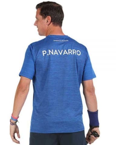 Bullpadel Igara Blå, Padel og tennis T-shirt herrer