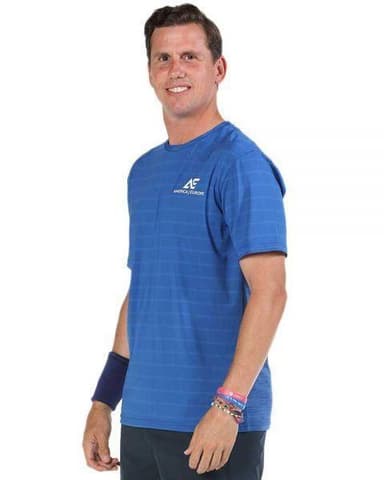 Bullpadel Igara Blå, Padel og tennis T-shirt herrer