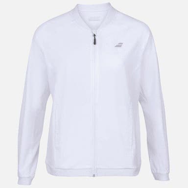 Babolat Play Jacket Women, Padel og tennisjakke dame Vit/Blå M