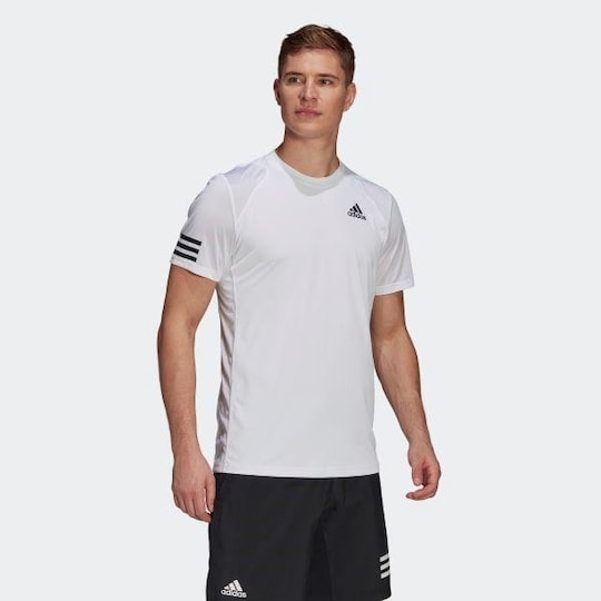 Adidas Club 3-Stripes Tee, Padel og tennis T-shirt herrer